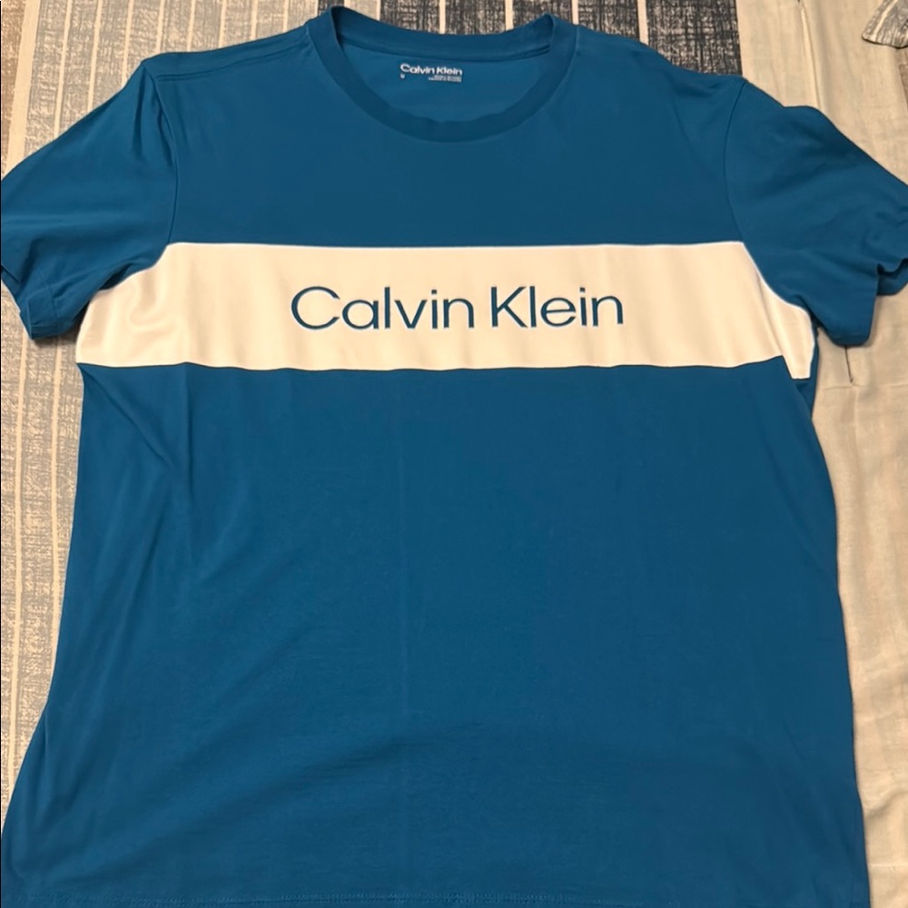 Calvin Klein Blue Crew Neck T-Shirt